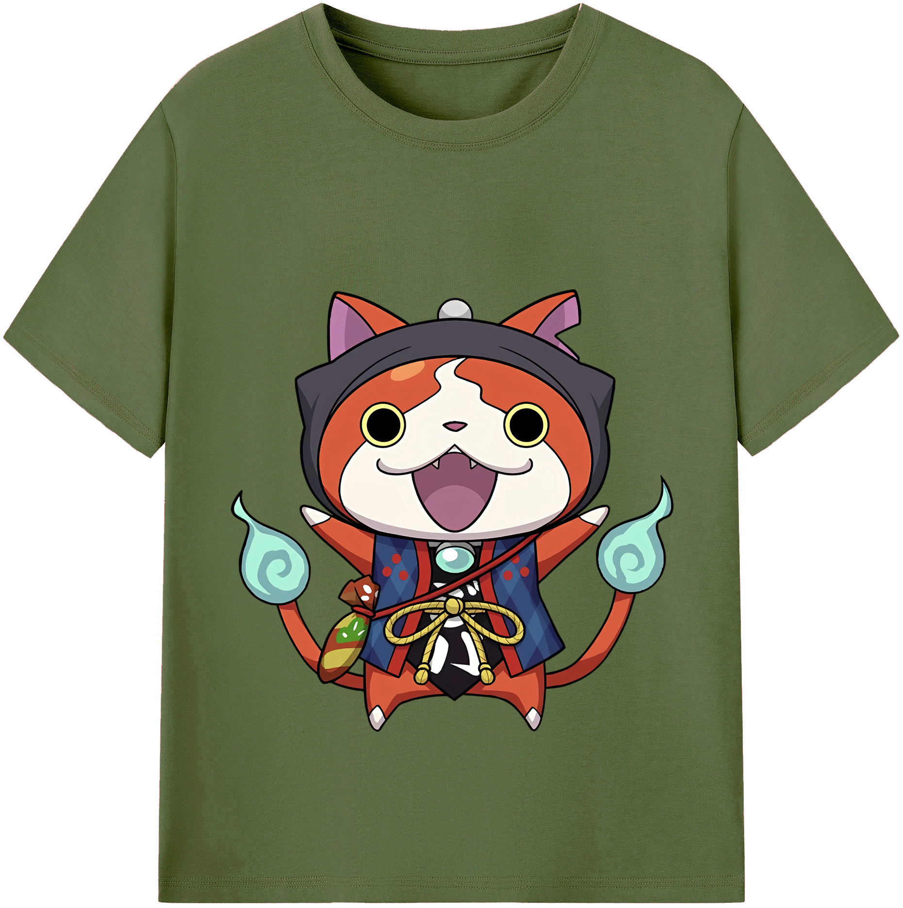 （画像用） 妖怪ウォッチ Yo-kai Watch 綿100％半袖Tシャツ（フロントプリント）